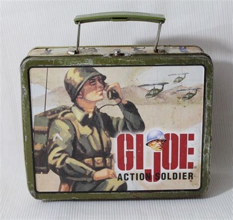 Hasbro Classic G.I. Joe Tin Metal Lunch Box Vintage Style With 